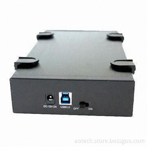 USB 3.0 HDD Enclosure, 3.5-inch SATA HDD Hard External Enclosure with Pop-up Design